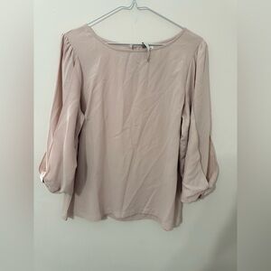 Elegant Blush Pink Women's Top
